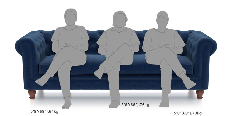 California sofa 3-Seater 